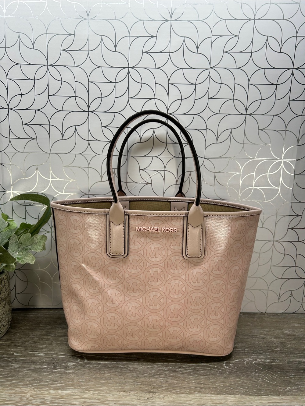 1860 Michael Kors pink Jodie small tote bag 431860